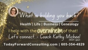 BusCard_What is holding you back-Kathy Micheel_mountain-Today_Forward_Consulting